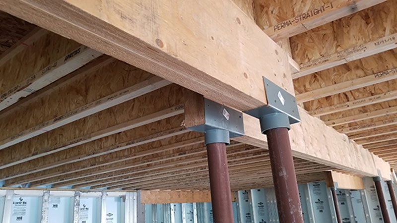 LVL beam in a 30-unit apartment building in Erie, PA