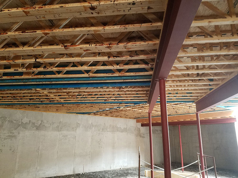 Open Joist floor in a Single Family Dwelling in Clarence, NY