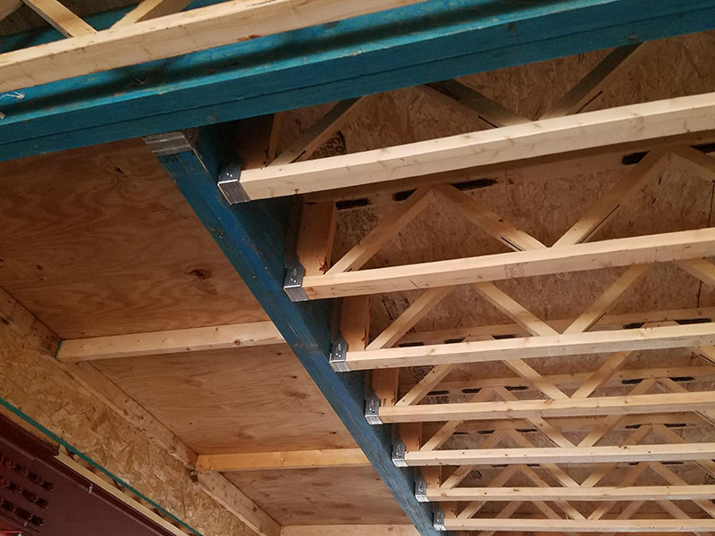 Open Joist floor in a Single Family Dwelling in Clarence, NY