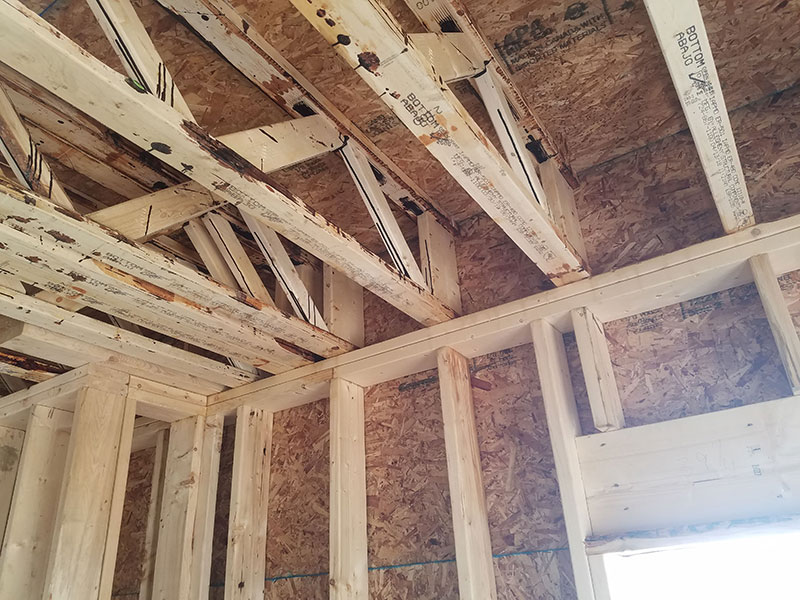 Open Joist floor in a Single Family Dwelling in Erie, PA