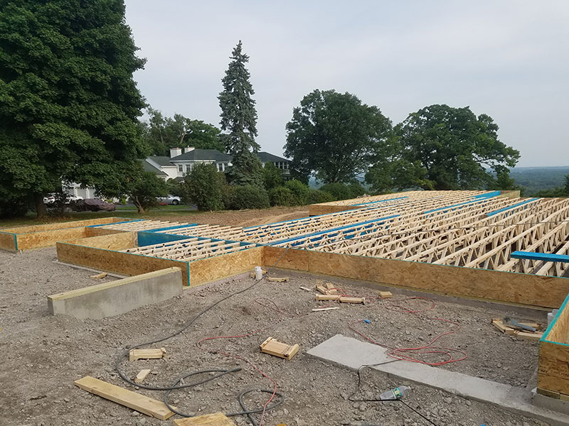 Open Joist floor in a Single Family Dwelling in Lewiston, NY